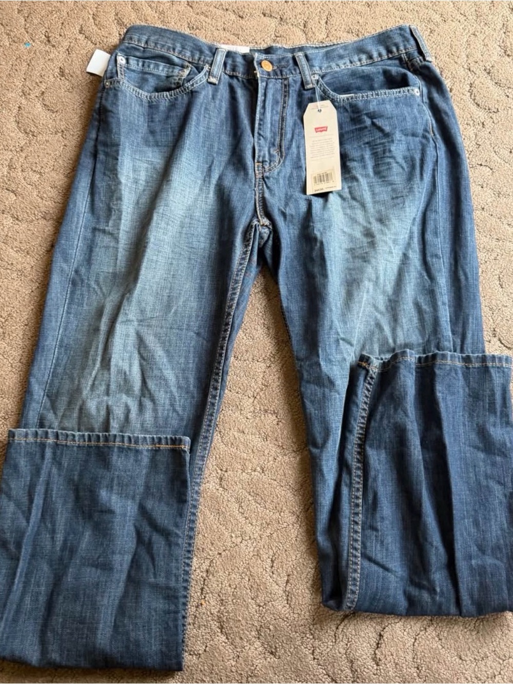 Levi's men’s Blue Straight-Leg Jeans